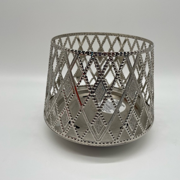 Bath & Body Works Accents Bath And Body Works Candle Holders Silver